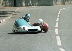 Images Dated 13th June 2021: Nigel Rollason & Colin Blake (Barton Phoenix) 1982 Sidecar TT