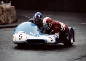 1980 Sidecar Tt Collection: Nigel Rollason & Dave Homer (Barton Phoenix) 1980 Sidecar TT