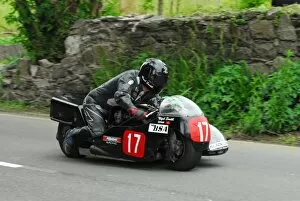 Images Dated 30th May 2015: Nigel Smith & Chris McGahan (BSA) 2015 Pre TT Classic