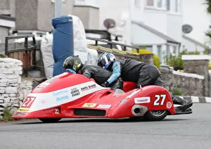 Images Dated 2nd August 2022: Nigel Smith & Ian Tennant (Ireson Honda) 2022 Southern 100