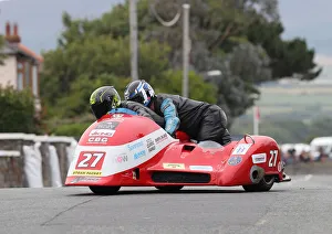 Images Dated 2nd August 2022: Nigel Smith & Ian Tennant (Ireson Honda) 2022 Southern 100