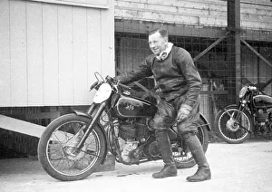 Noel Christmas AJS 1947 Junior TT