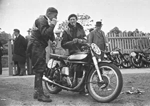 Images Dated 11th March 2022: Noel Christmas (Norton) 1948 Junior TT