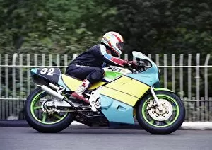 Images Dated 11th January 2018: Noel Clegg (Kawasaki) 1990 Supersport 400 TT