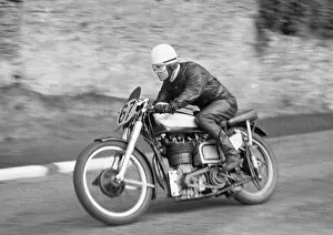 Images Dated 18th August 2022: Norman Price (Norton) 1952 Senior Manx Grand Prix