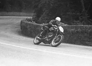 Norman Price Prints: Norman Price (Velocette) 1956 Junior Manx Grand Prix