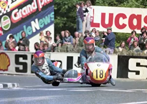 Images Dated 26th May 2021: Otto Haller & Erich Haselbeck (BMW) 1000 Sidecar TT