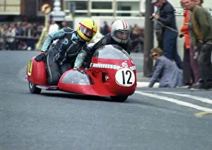 Otto Haller & Pauline Goddard (BMW) 1974 750 Sidecar TT