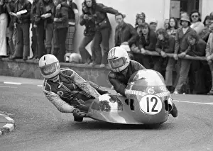 Otto Haller & Pauline Goddard (BMW) 1974 750 Sidecar TT