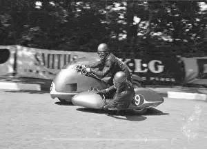 Owen Greenwood & Terry Fairbrother (Triumph) 1960 Sidecar TT