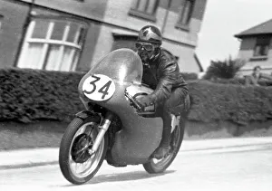 Images Dated 24th April 2023: Paddy Driver Norton 1958 Junior TT