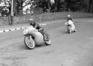Norton Prints: Paddy Driver Norton) Mike Hailwood Norton 1961 Senior TT