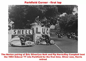 Images Dated 5th October 2019: Parkfield Corner - first lap