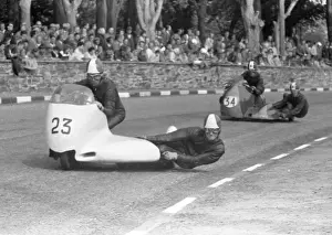 Pat Millard & A Tressland (Norton) and Fred Brindley &