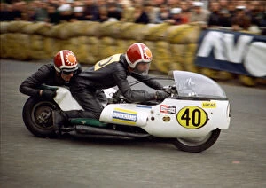 Images Dated 21st January 2019: Pat Sheridan & Phil Smith (BSA) 1971 750 Sidecar TT