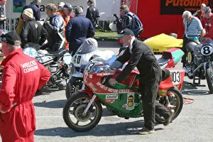 Mike Hailwood Gallery: Pat Slinn (Ducati) 2007 TT Parade Lap
