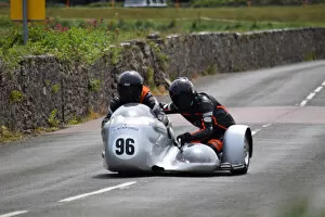 Images Dated 26th May 2018: Patrick Geffray & Andy Haynes (MRE BMW) 2018 Pre TT Classic