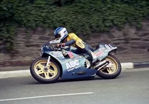 Images Dated 5th August 2016: Patrick Hampton (Yamaha) 1987 Junior TT