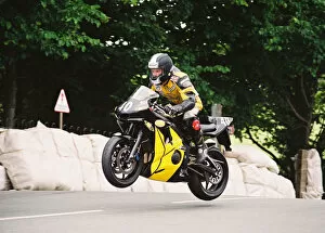 Images Dated 17th August 2018: Paul Corrin (Bullock Yamaha) 2004 Production 600 TT