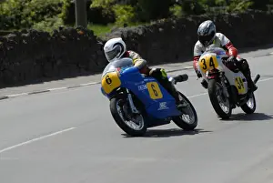 Paul Coward (Nourish Weslake) and Barry Edwards (Honda) 2007 Pre TT Classic