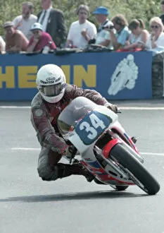 Images Dated 8th July 2020: Paul Cranston (Honda) 1992 Junior TT