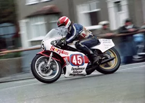 Images Dated 11th March 2019: Paul Cranston (Yamaha) 1980 Newcomers Manx Grand Prix