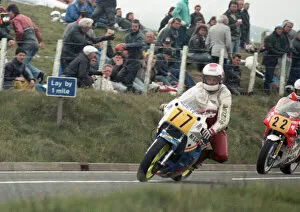 Images Dated 20th May 2021: Paul Davies (Yamaha) 1989 Senior TT