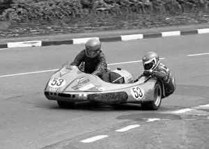 Images Dated 9th December 2016: Paul Dutton & Dave Corlett (Windle Imp) 1985 Sidecar TT