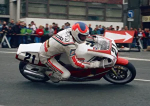 Images Dated 7th January 2022: Paul Iddon (Bimota Yamaha) 1988 Formula One TT