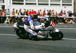 Images Dated 7th January 2022: Paul Iddon (Suzuki) 1984 Production TT