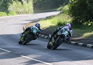 Paton Collection: Paul Jordan Kawasaki Michael Dunlop Paton 2023 Supertwin TT