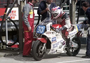 Images Dated 30th November 2019: Paul Kirkby (Honda) 1994 Newcomers Manx Grand Prix