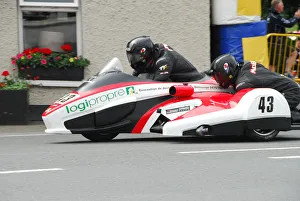Images Dated 8th June 2018: Paul Leglise & Ben McBride (Dr V racing) 2018 Sidecar TT