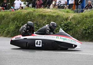 Images Dated 8th June 2018: Paul Leglise & Ben McBride (DrVracing) 2018 Sidecar TT