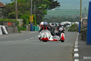 Paul Owen Collection: Paul Owen & Phil Parkes (Windle BMW) 2014 Pre TT Classic