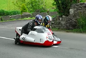 Images Dated 30th May 2015: Paul Owen & Roland Martiny (BMW Windle) 2015 Pre TT Classic
