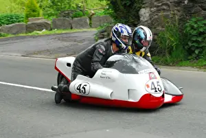 Paul Owen Prints: Paul Owen & Roland Martiny (BMW Windle) 2015 Pre TT Classic