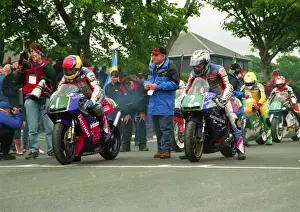 Paul Williams and Richard Milky Quayle (Honda) 2000 Lightweight TT