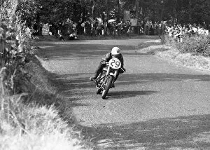 Images Dated 12th July 2021: Percy Tait (Beasley Velocette) 1955 Lightweight Ulster Grand Prix