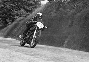 Images Dated 4th May 2018: Bill Petch (AJS) 1951 Junior TT