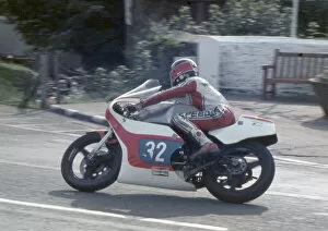 Images Dated 19th April 2021: Pete Cook (Yamaha) 1983 Junior Manx Grand Prix