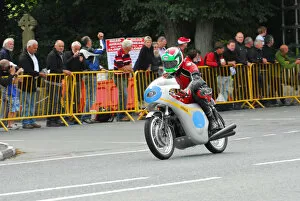 Images Dated 26th August 2013: Pete Gibson (Honda) 2013 Classic TT Lap of Honour