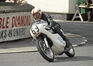 Images Dated 13th June 2022: Pete Lovett (Yamaha) 1974 Junior Manx Grand Prix