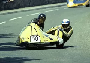Images Dated 22nd June 2020: Pete Tyack & Pete Rendal (Yamaha) 1980 Southern 100