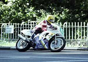 Images Dated 20th September 2019: Peter Bell (Honda) 1993 Lightweight Newcomers Manx Grand prix