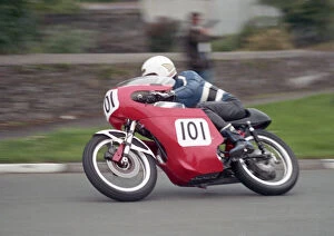 Images Dated 30th July 2021: Peter Byrne (Ducati) 1986 Junior Classic Manx Grand Prix