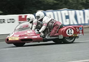 Images Dated 18th September 2020: Peter Campbell & Dick Goodwin (Yamaha) 1979 Sidecar TT
