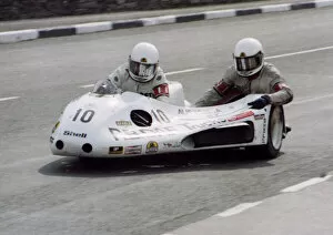 Images Dated 25th February 2022: Peter Campbell & Dick Goodwin (Yamaha) 1980 Sidecar TT