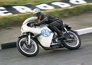 Images Dated 23rd October 2021: Peter Darvill (Norton) 1966 Junior TT