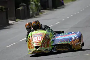 Peter Farrelly & Jason Miller (MR Equipe Suzuki) 2008 Sidecar TT